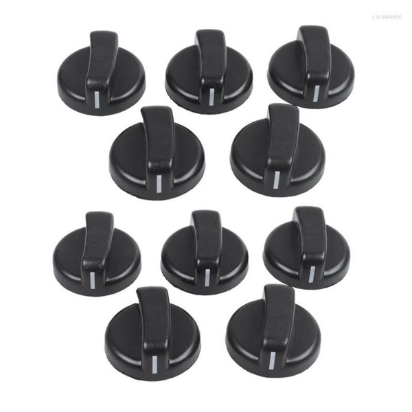 Smart Home Control 10 PCS Cucina Manopole per fornelli a gas in plastica nera