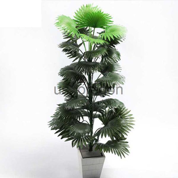 Objetos decorativos Estatuetas 90cm Grande Planta Artificial Palmeira Tropical Folhas Monstera Coqueiro Sem Vaso Para Varanda Jardim Decoração Da Casa Planta Falsa