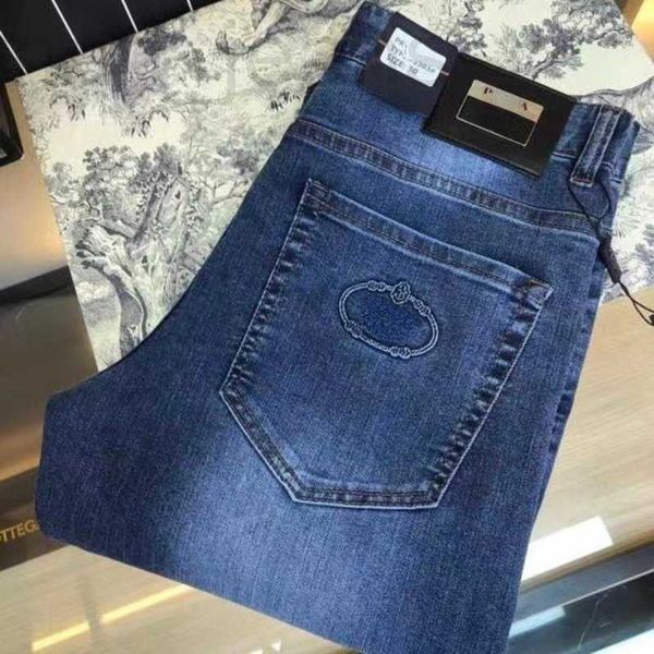 Jeans masculino designer Vers jeans masculino calças casuais clássicas bordadas calças masculinas plus size fashion denim Pnats 29-42 H3XF
