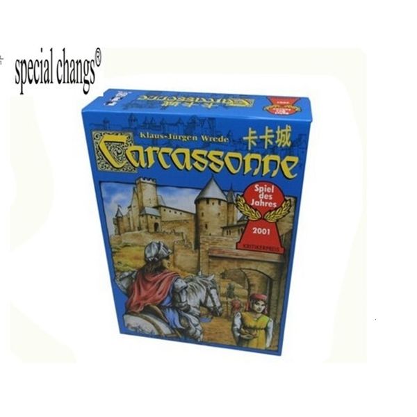 Игры на открытом воздухе Мероприятия Carcassonne 5in1 2in1 Expand Board Game 2-5 Players For Family / Party / Gift Gift Забавная настольная игра с размещением плитки 230626