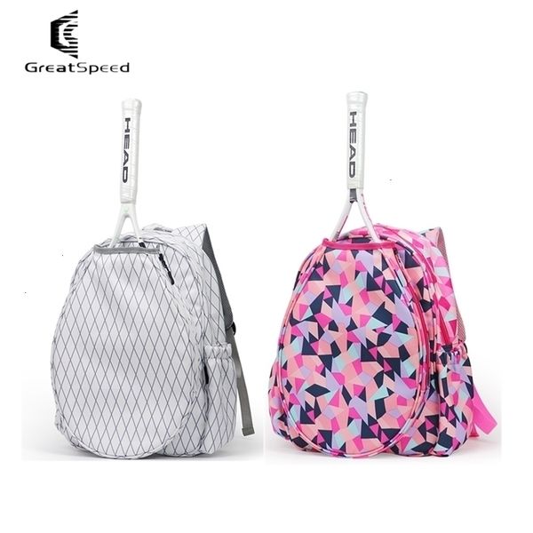 Tennistaschen, bunt, GreatSpeed Tennis-Rucksack, Polyester, 1–2 Stück, für Tenis, Squash, Badmintonschläger, Sporttasche, Kleidung, Schuhe, Lagertaschen, 220913