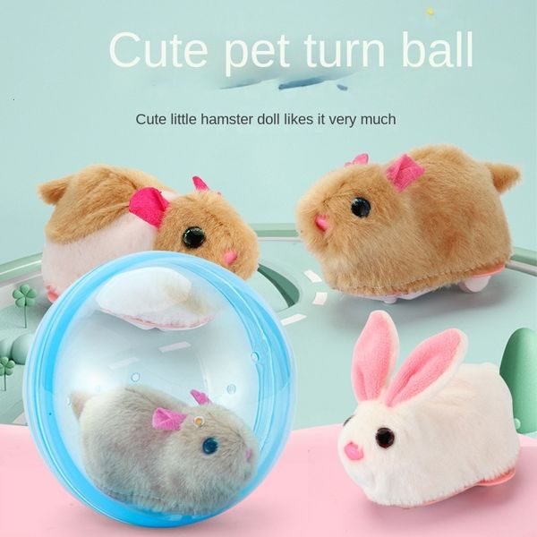 Lustige Spielzeuge Kind Rolling Ball Kaninchen Hamster Spielzeug für Katzen Elektrische Springen Haustier Simulierte Automatische Rotierenden Geschenk 230626