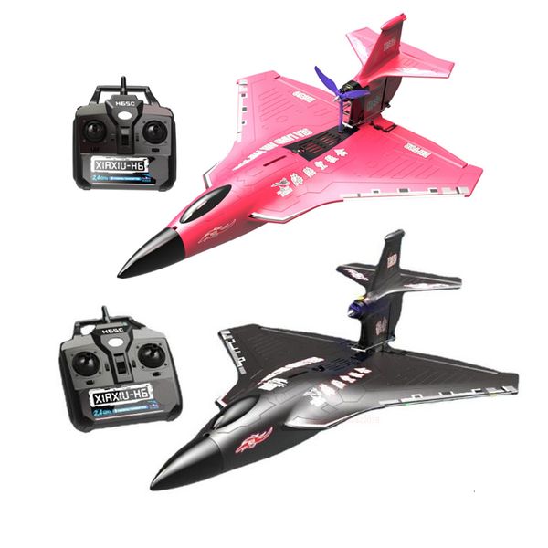 ElectricRC Aircraft RC Toy À prova d'água e resistente a quedas Terra e ar Raptor H650 Asa fixa Espuma Aeronave Motor sem escova Controle remoto 230626