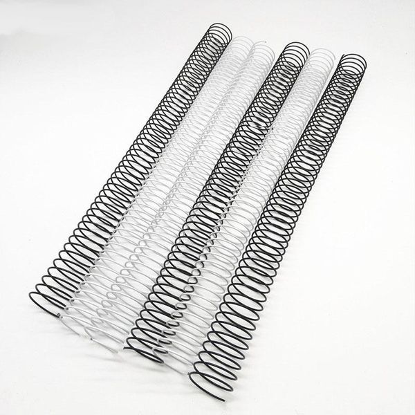 Espinhos 20pcs a4 30hole metal aço de aço único bobina solta notebook anéis de calendário Spring Fio Spiral Binding 300mm para material escolar