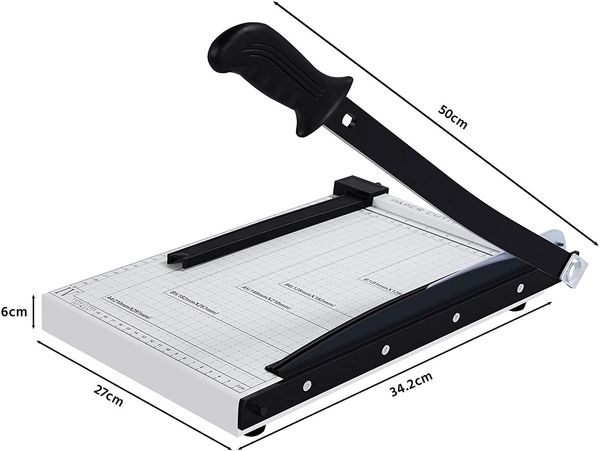 Messerprofessionell A4 Thuis Kantoor School Papierschneider Guillotine Metallen Gebaseerd Trimmer Normaal Papierfoto Snijden Heavy Duty