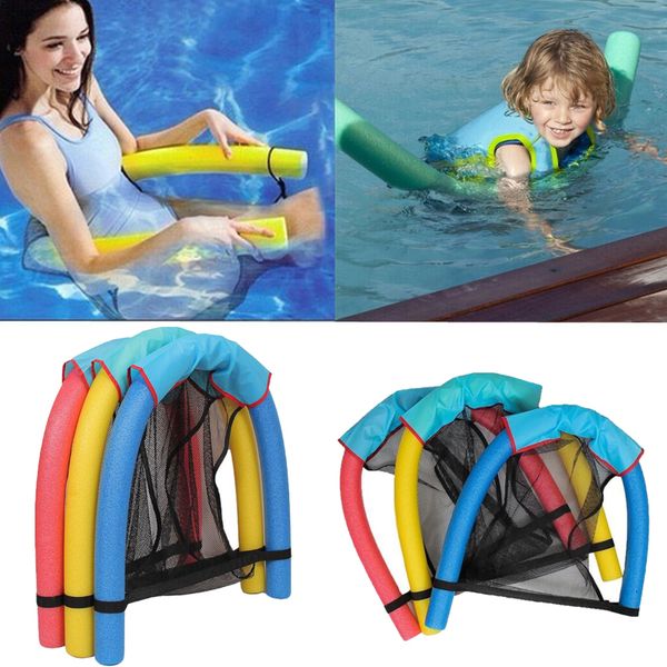 Sand Play Water Fun Inflat Float Chair Inflável Pool Float Swimming Rod Water Sports Net Chair Toy for Adult Children Swim Drifting Lounge Chair 230626