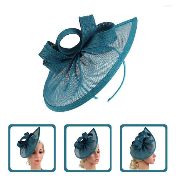 Bandanas Cocktail Party Hat Fascinator Top Chá Enfeite de Cabelo Peças para Cabeça de Casamento Noivas Acessórios Vintage Feminino Suprimentos Dia das Bruxas