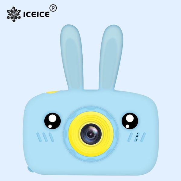 Разъемы Iceice Kids Camera Camera Digital Video HD -камеры рождественские подарки мини -образовательные игрушки для девочек мальчики дети ребенок