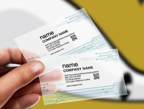 Carte Stampa da 200 pezzi di identificazione in PVC PVC in plastica rotonda design di biglietti da visita che chiama carte carta