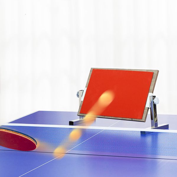 Set da ping pong Tavolo da ping pong portatile Tavola di ritorno da ping pong Equipaggiamento per tavola da ping pong per singolo studio autonomo Accessori per l'allenamento con la pallina da ping pong 230627