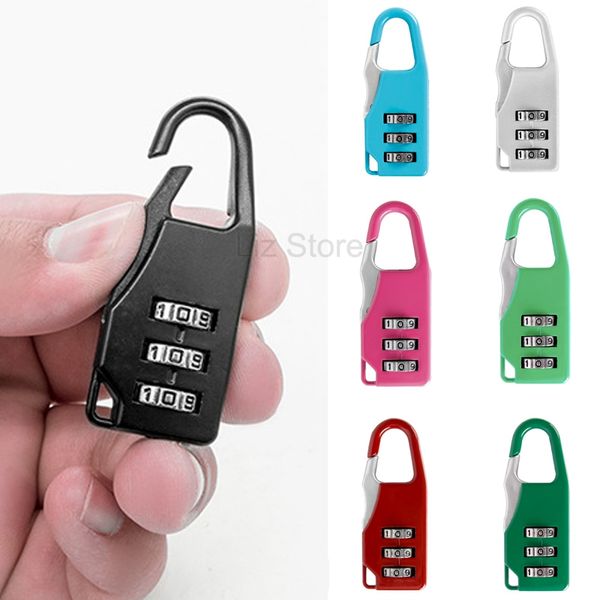 Zifferblatt -Ziffern -Number -Kombination Sundries Mini Code Passwort Padlock Security Travel Lock Lock Vorhängeschloss Gymnastikschrank Schlösser th0485 s s