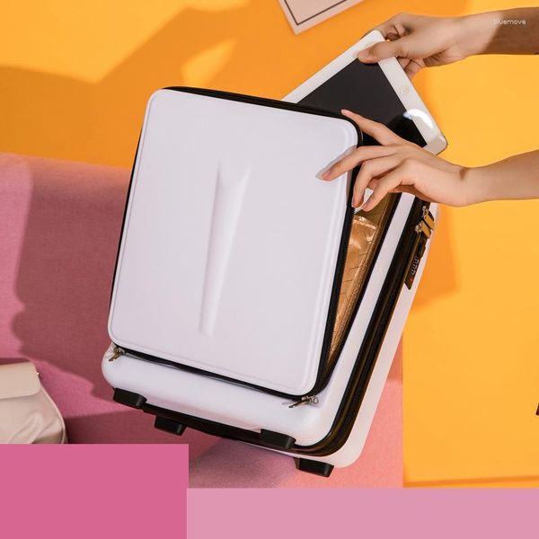 Malas de viagem de 16 polegadas, moda, bolsa de bagagem, armazenamento de viagem, mala de viagem, designer, transporte, com rodas, bolsa para laptop de negócios