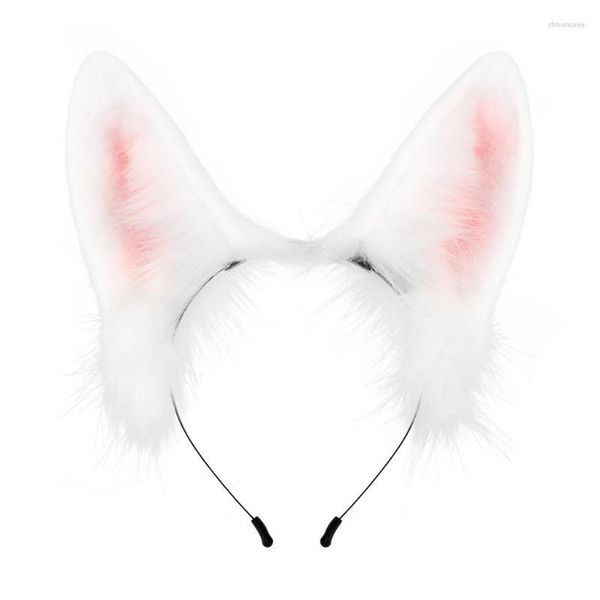 Grampos de cabelo lindo formato de orelha argola suporte bonito transmissão ao vivo primavera cosplay festa headwear para mulheres adolescentes