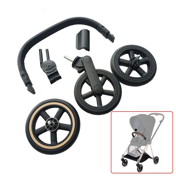 Peças de carrinho Acessórios Carrinhos Compatível Mios 2 3 Bumper Bar Cesto Adaptador Rodas Bolsa de Compras Toldo Fecho Assento Chave 230626