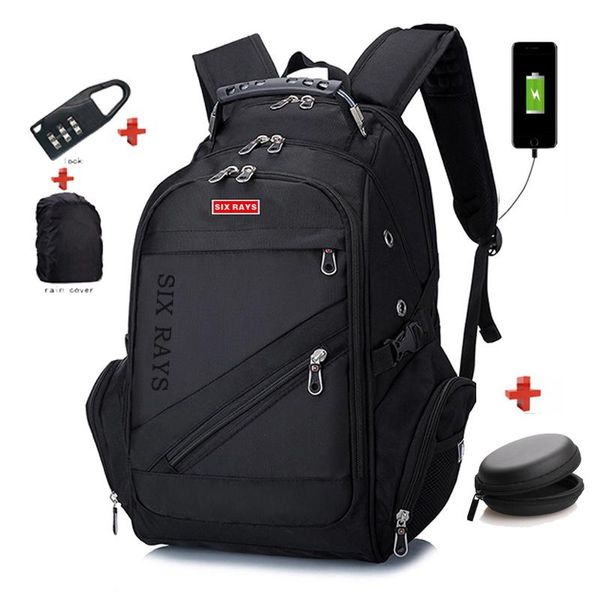 Çantalar İsviçre marka çocuk okul çantaları erkek backpacks marka tasarım gençler en iyi öğrenciler seyahat usb şarj su geçirmez okul çantası