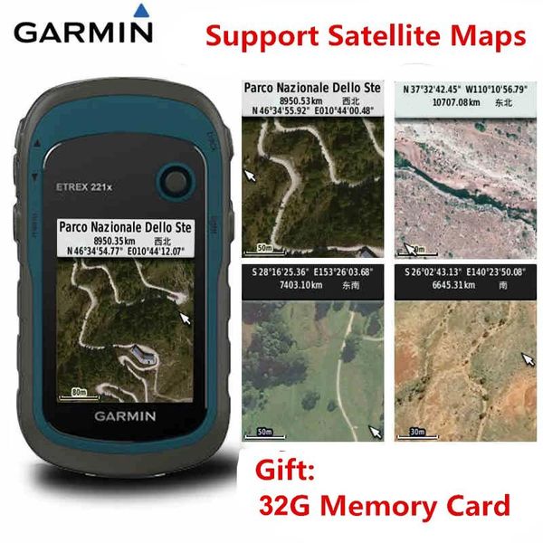 Kompass 100 % Original Garmin Etrex 221x Outdoor-Handheld-GPS-Navigator Koordinatenpositionsanzeige Acre Measure Etrex 201x Aktualisiert