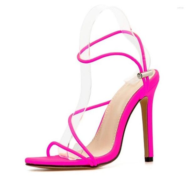 Босоножки на высоком каблуке 12 см, женская обувь ярких цветов, в стиле ночного клуба, большой размер, на шнуровке, сплошной цвет, тренд 35-43