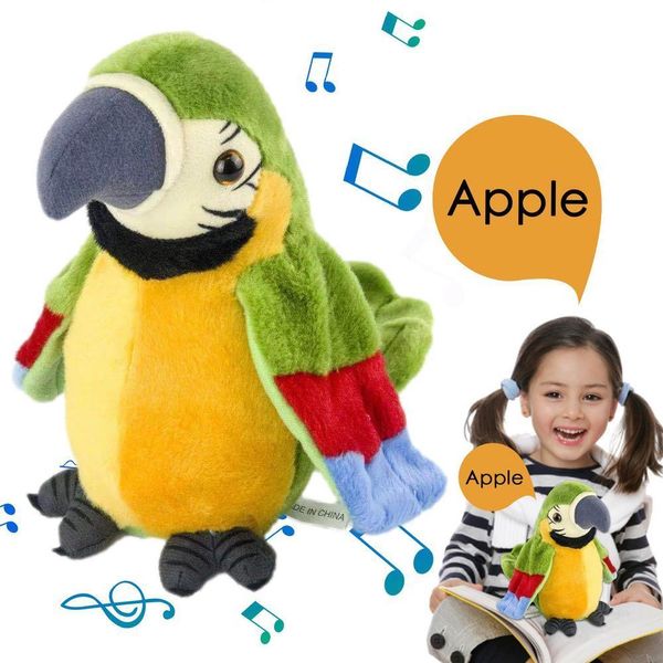 ElectricRC Animales Parlante Parrot Electronic Peluches Hablando Registro Repeticiones Lindo Suave Animal de peluche Pájaro Muñeca Niños Niños Bebé Regalo 230627