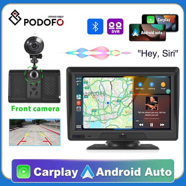 s Podofo Universal 7 ''Car Radio Multimedia Video Player Autolink Wireless Carplay Android Auto Apple Airplay Para Nissan Toyota L230619