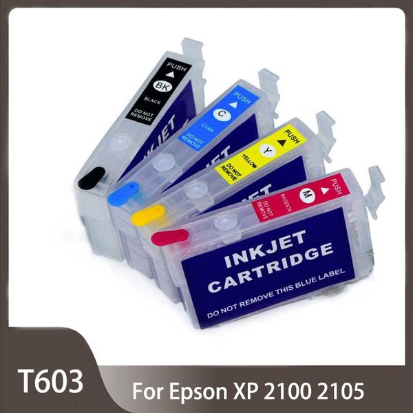 Suprimentos Vilaxh 603xl 603 T603 603XL T603 Cartuchos de tinta para Epson XP 2100 2105 3100 3105 4100 4105 2810 2830 Impressora