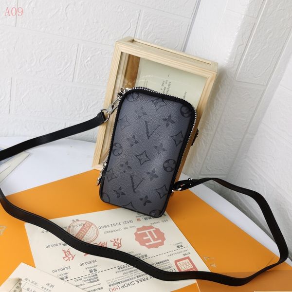 Sıcak Tasarımcı çanta 11x19x3.5 CM Omuz Crossbody çanta tote kadın haberci cüzdan Satchels Lüks debriyaj bozuk para cüzdanı erkek çanta M695349 mini Cep telefonu çantası