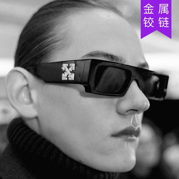 Оптовая продажа солнцезащитных очков New Personality Snowflake Small Square Fashion Hip Hop Sunglasses