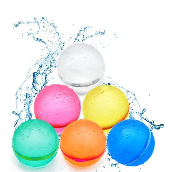 Wiederverwendbare Wasserballons, schnell befüllbare, selbstdichtende Bomben, weiches Silikon, Wasserspritzer, magnetische Outdoor-Spiele Z0007