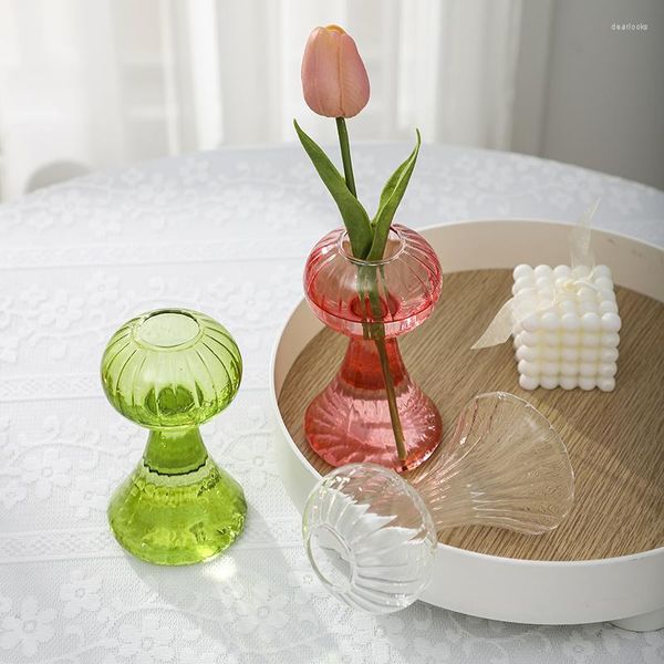 Vasen Kreative Blumenvase Transparentes Glas Kürbisstrauß Flaschen Terrarium Hydroponische Töpfe Für Pflanzen Home Desktop Dekor