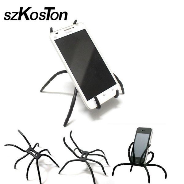 Spider Auto Handyhalter Ständer für iPhone 7 8 6s 5s SE Multifunktions-Griffhalterung Desktop-Halterung Autohalter Wandunterstützung