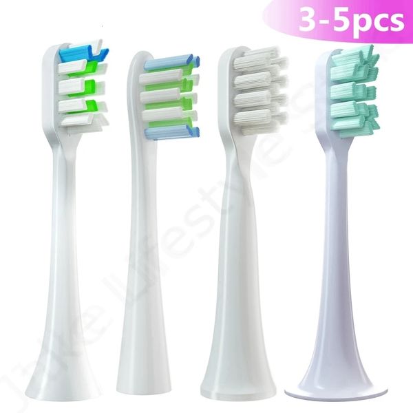 Zahnbürste 35 Stück Ersatzbürstenkopf für Soocas X3 Oclean X Mijia T100 T300 T500 elektrische Sonic Soocare Düsen 230627