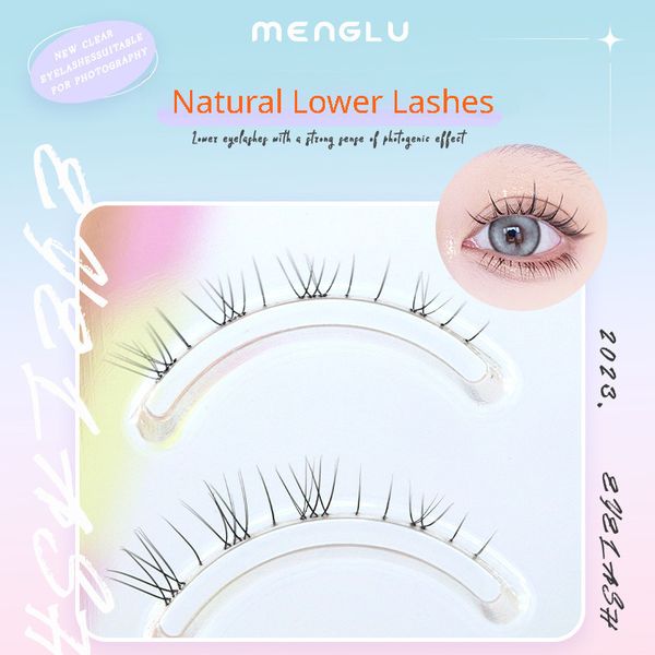 Cílios postiços Menglu 5 pares de cílios inferiores W51 Fairy Lash Natural Soft Beauty Maquiagem coreana 230627