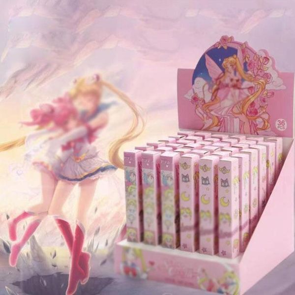 Canetas 36 PCs/lote kawaii lindas garotas prensas de gel