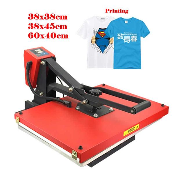 Prägekriechdrücke Druckermaschine 40*60 cm Flachwärmepresse Geräte T -Shirt Heißstempelmaschine 2D Thermotransferdrucker