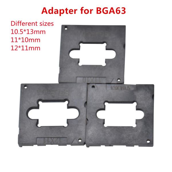 ADAPTADOR BGA63 LIMITE Frame BGA63 SOMENTE PARA O PROGRAMADOR NAND NAND XGECU T56 com 3 soquete BGA63 Test Clip Smart Chip para programação base T56