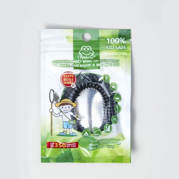 Braccialetto repellente anti-zanzara Insetto Pest Respingi cinturini da polso Spirale elastica Anello telefonico Catena Controllo dei parassiti 153QH