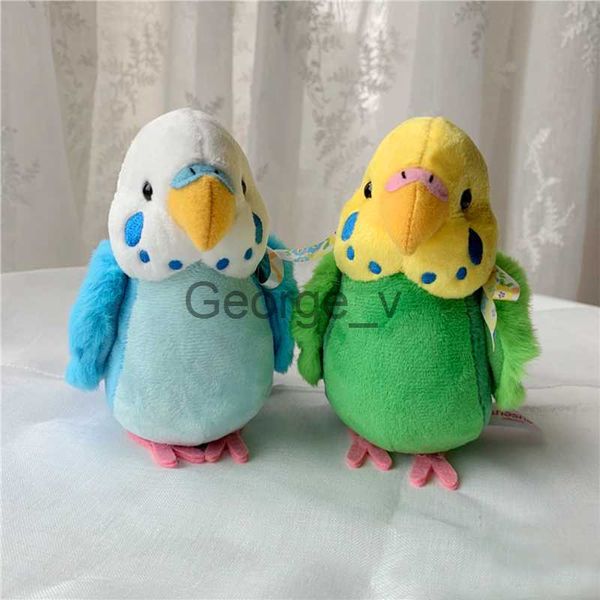 Animali di peluche ripieni 14 cm Giocattoli di peluche Budgie Soft Vita reale Budgerigar Animali di peluche Giocattolo Uccelli realistici Giocattoli di peluche Regali per bambini Bambini J230628