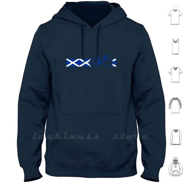 Herren Hoodies Bike Stripes Scotland Langarm 100 Top Coolstes Retro Vintage Abzeichen Emblem Logo