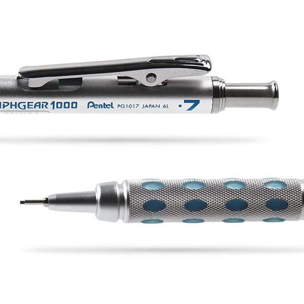 Bleistifte 1 Stück Pente Graphgear 1000 Aluminium Barrel Hochwertiger Mechanische Stifte 0,3/0,5/0,7/0,9 mm