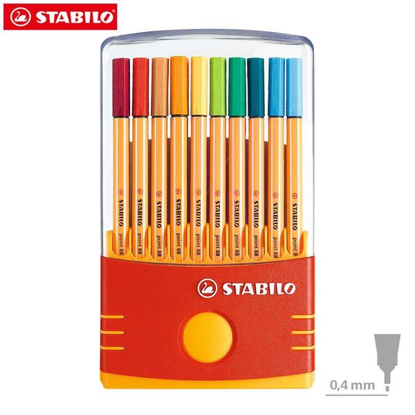 Marker 10/20 Stück Stabilo Point Fineliner 0,4 mm Farbmarkierungsstift Gel-Tintenroller Deutschland