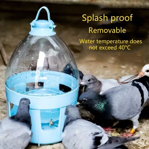 Безвоздушные бутылки Автоматическая поилка для птиц Контейнер для подачи воды Прочный пластиковый поилка Съемные принадлежности для бутылочек для домашних животных 230627