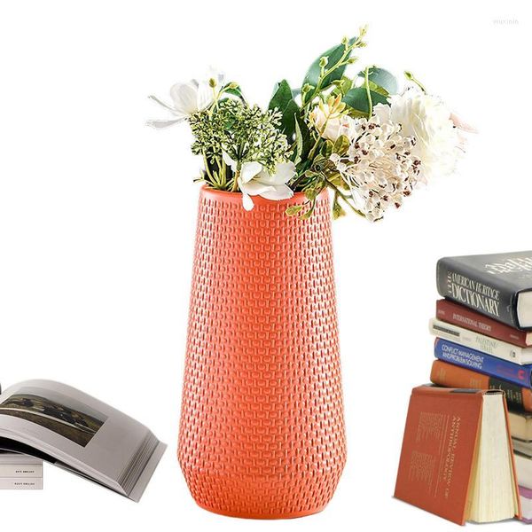 Vasen für Blumen, nordischer Stil, Blumenvase, moderne dekorative trockene Blumen, Bücherregal, Kaminsims, Wohnzimmer-Dekoration