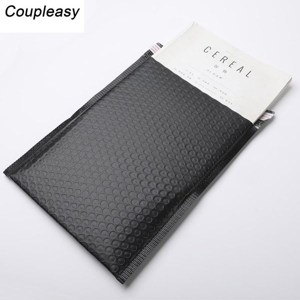 Envelopes 50pcs por atacado envelopes sacos Matte Black Mailers Envelope de remessa acolchoada com material de mala