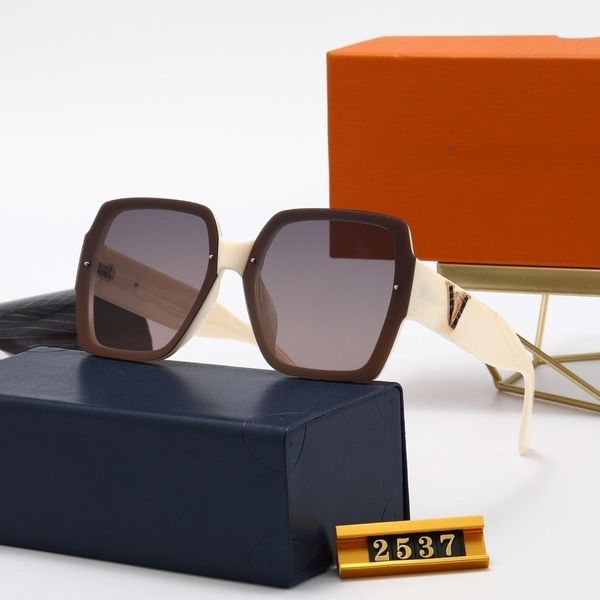 2537 Designer Sonnenbrille Männer Frauen Brillen Outdoor Shades PC Rahmen Mode Klassische Dame Sonnenbrille Spiegel für Frau mit Original Fällen Boxen