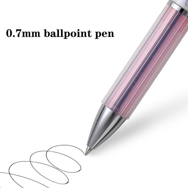 Pens Japão zebra zebra ba9 caneta caneta anel anel de anel de anel de cola de ferro bico de ar almofada a ar cola oleosa portador de caneta oleosa escreva suave 0,7m