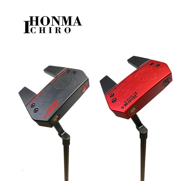 Club Heads Original Ichiro Golf Clubs Limited Edition Dark Night Series GIII Putters 333435inch Albero in acciaio nero con copritesta 230627