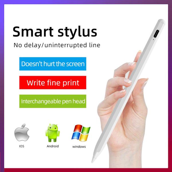 2023 Lápis Stylus de Metal Universal de Melhor Qualidade Todos os Dispositivos de Toque Telefone Tablets Caneta Stylus para Tablets iOS Android