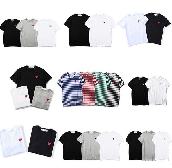 CDG höchste Qualität Designer-Männer spielen Mode rote Shirts des Badge Garcons High Quanlity T-Shirts Cotton Comfort V3