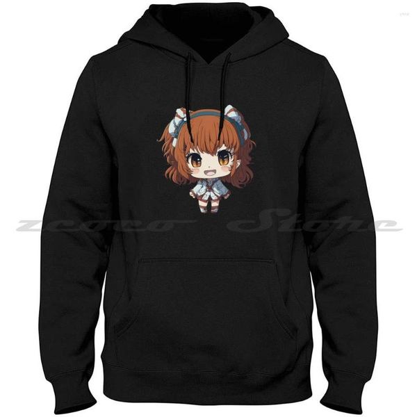 Moletons Masculinos Oshi No Ko Cute Digital Chibi Art Masculino e Feminino Moletom de Algodão Moletom com Capuz