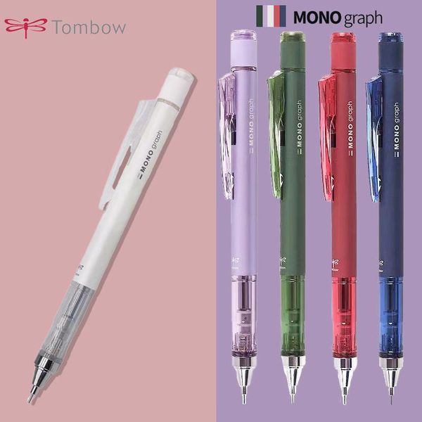 Карандаши 1pc Tombow Mono New 10th Anniversary Limited Mechanical Pencil Smoky Vintage Color Low Center of Gravity Automatic Pencil