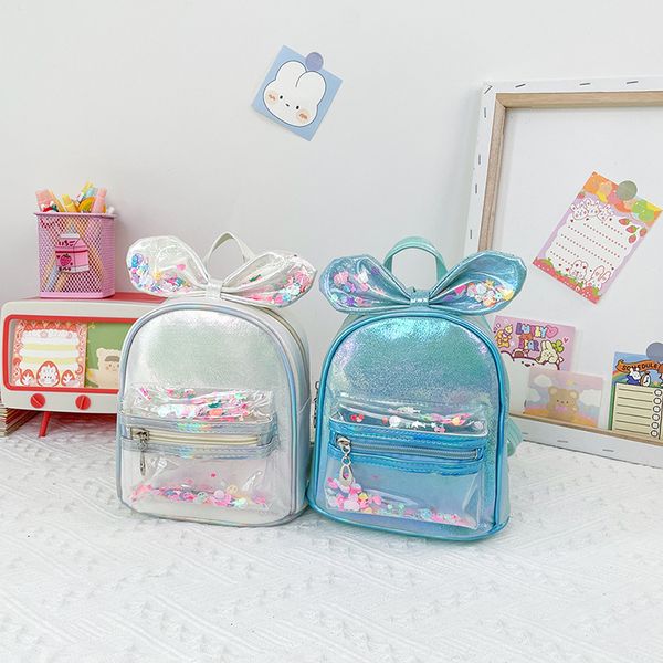 Sırt Çantaları Çocuklar Mini Sırt Çantası Bebek Kız için Sevimli Okul Çantaları Ilmek Kawaii Yürümeye Başlayan Seyahat Çantası Sırt Paketi 230628
